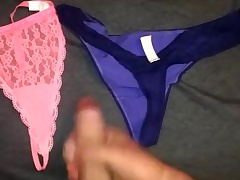 Jerk off and cum chiefly wife's pants for her to wear later